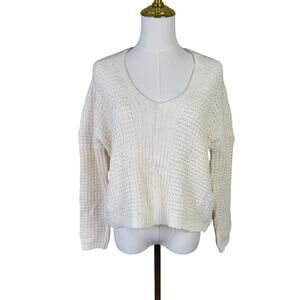 Poof Apparel Pullover Long Sleeve Knit Sweater US Women's M